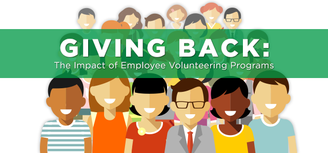 Digital Illustration of Crowd Representing Employee Volunteers